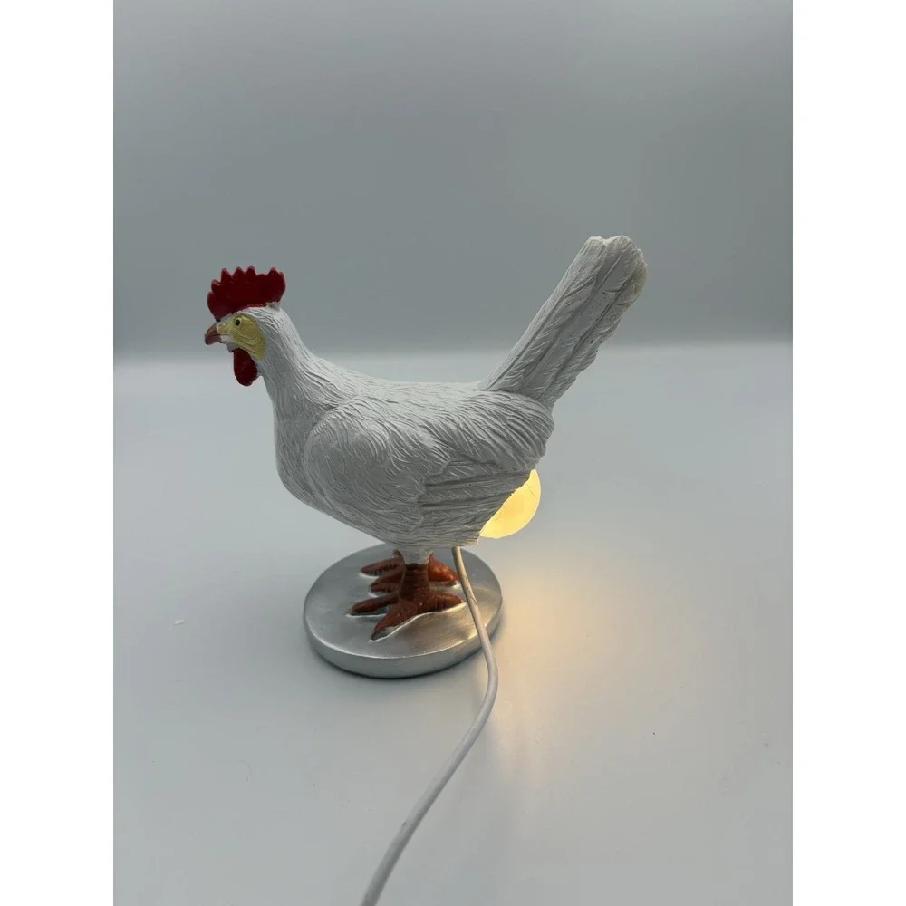 Chicken Egg Lamp USB Funny Animal Night‎ Light Decoration Table Lamp Open Box
